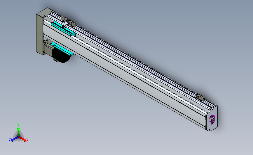 丝杆滑台-半封闭EH10-Lx-C-S700-BL-P40-D3