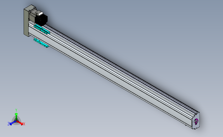 丝杆滑台-半封闭EH10-Lx-C-S1150-BR-P40-D3