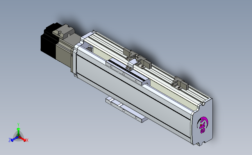 丝杆滑台-半封闭EH10-Lxx-C-S100-BC-P40-D3