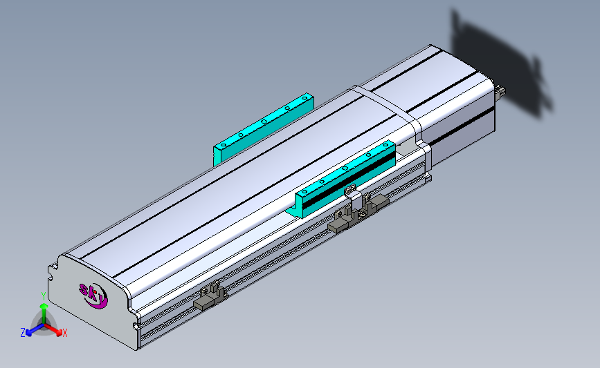 丝杆滑台-半封闭EH13-Lx-C-S200-M-P40-D3