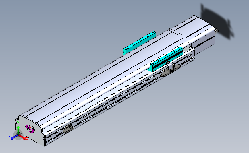 丝杆滑台-半封闭EH13-Lx-C-S450-M-P40-D3