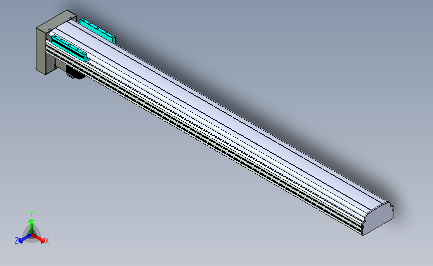 丝杆滑台-半封闭EH13-Lx-C-S1150-BD-P40-D3