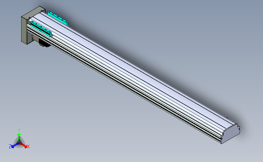 丝杆滑台-半封闭EH13-Lx-C-S1200-BD-P40-D3