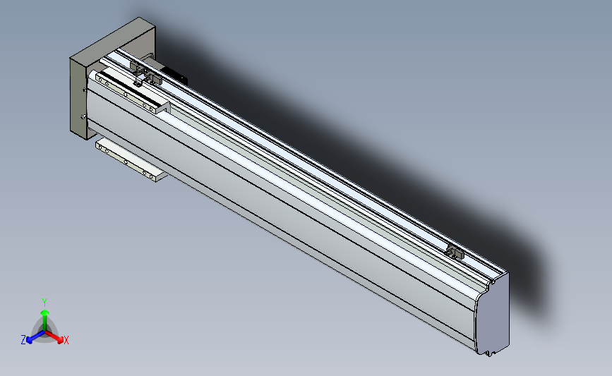 丝杆滑台-半封闭EH17-Lx-C-S800-BD-P40-D3