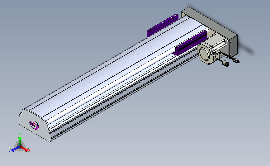 丝杆滑台-半封闭EH17-Lxx-C-S650-BR-P75-D3