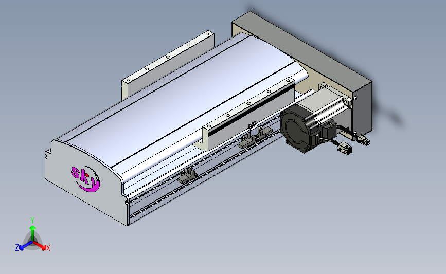 丝杆滑台-半封闭EH22-Lx-C-S150-BR-P75-D3