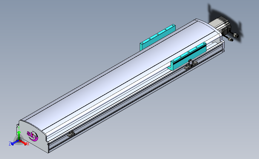 丝杆滑台-半封闭EH22-Lx-C-S800-BC-P75-D3