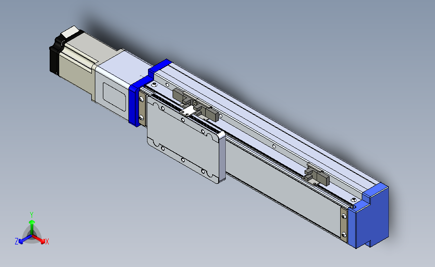 丝杠滑台全封闭CTH8L10CS200BCP40D3_STEP_模型图纸下载 懒石网