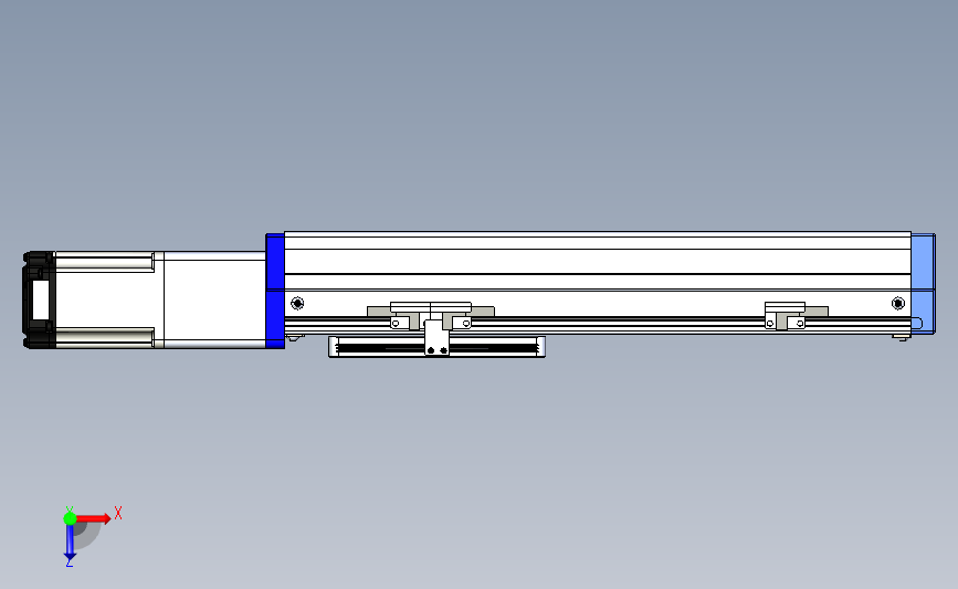 丝杠滑台全封闭CTH8L10CS200BCP40D3_STEP_模型图纸下载 懒石网