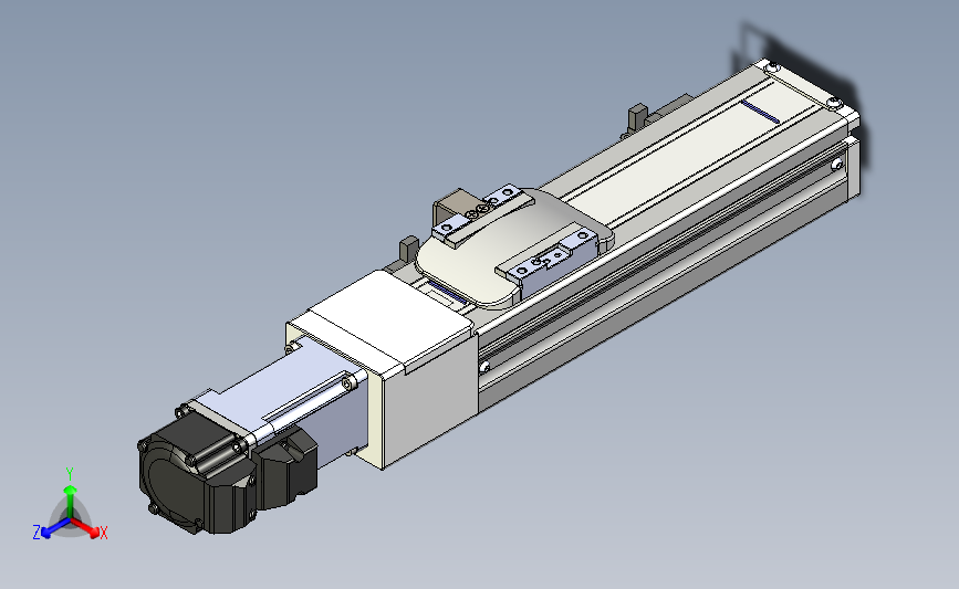 丝杠滑台全封闭EC5L10S100BCP10D3_STEP_模型图纸下载 懒石网