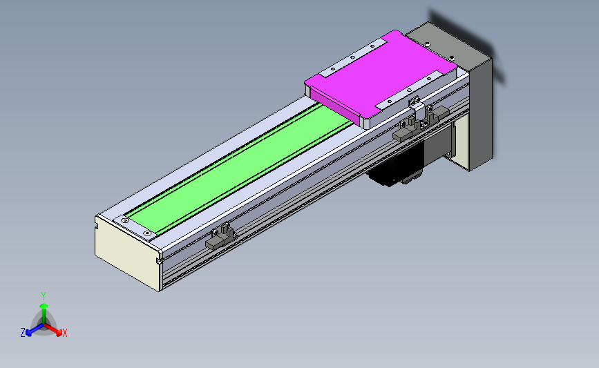 丝杠滑台-全封闭EC10-Lx-C-S300-BD-P40-D3