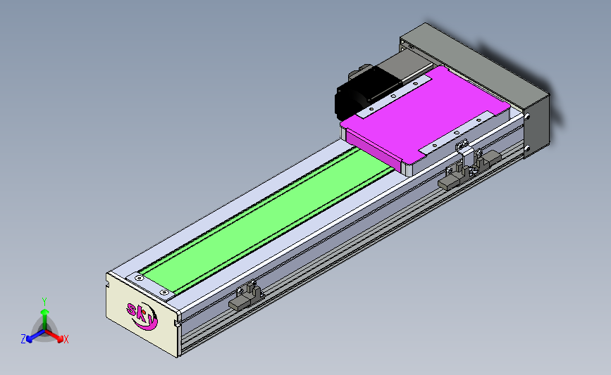 丝杠滑台-全封闭EC10-Lx-C-S300-BL-P40-D3