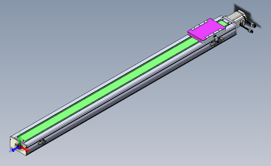 丝杠滑台-全封闭EC10-Lx-C-S1100-BC-P40-D3