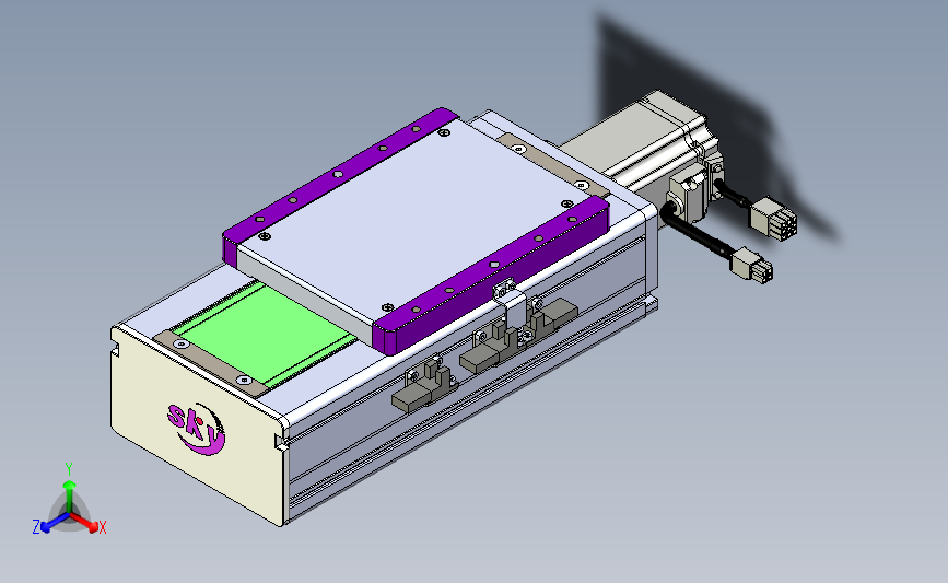 丝杠滑台-全封闭EC13-Lx-C-S50-BC-P40-D3