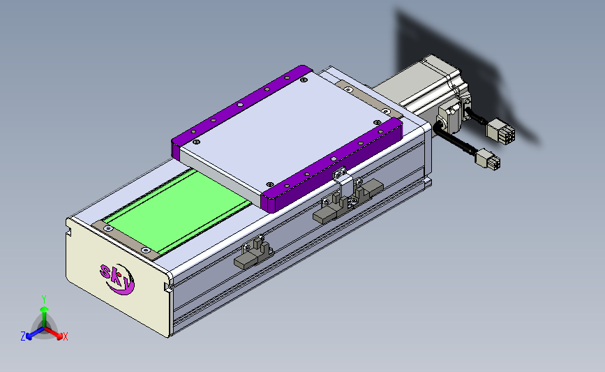 丝杠滑台-全封闭EC13-Lx-C-S100-BC-P40-D3