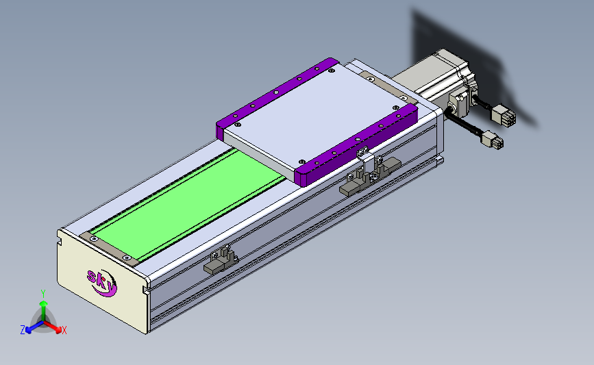 丝杠滑台-全封闭EC13-Lx-C-S200-BC-P40-D3