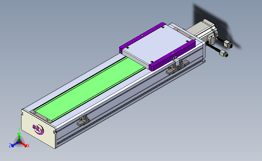 丝杠滑台-全封闭EC13-Lx-C-S350-BC-P40-D3