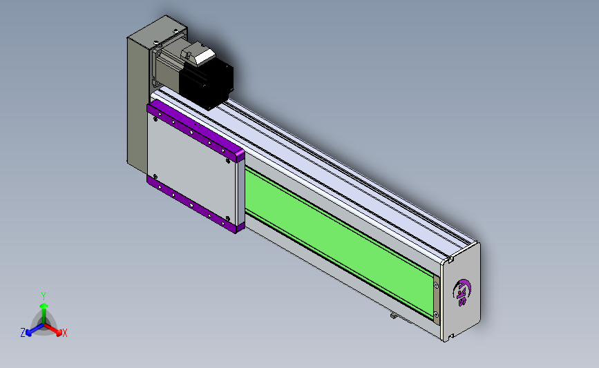 丝杠滑台-全封闭EC13-Lx-C-S350-BR-P40-D3