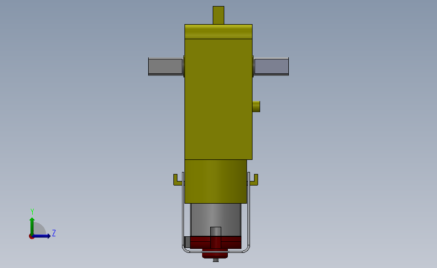 直流减速机_SOLIDWORKS 2014_模型图纸下载 – 懒石网