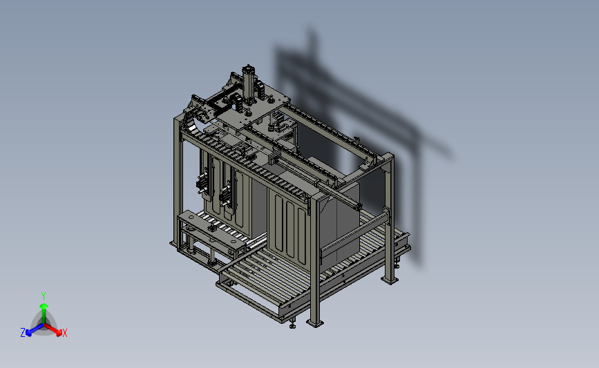 龙门移载机3D模型 STEP格式