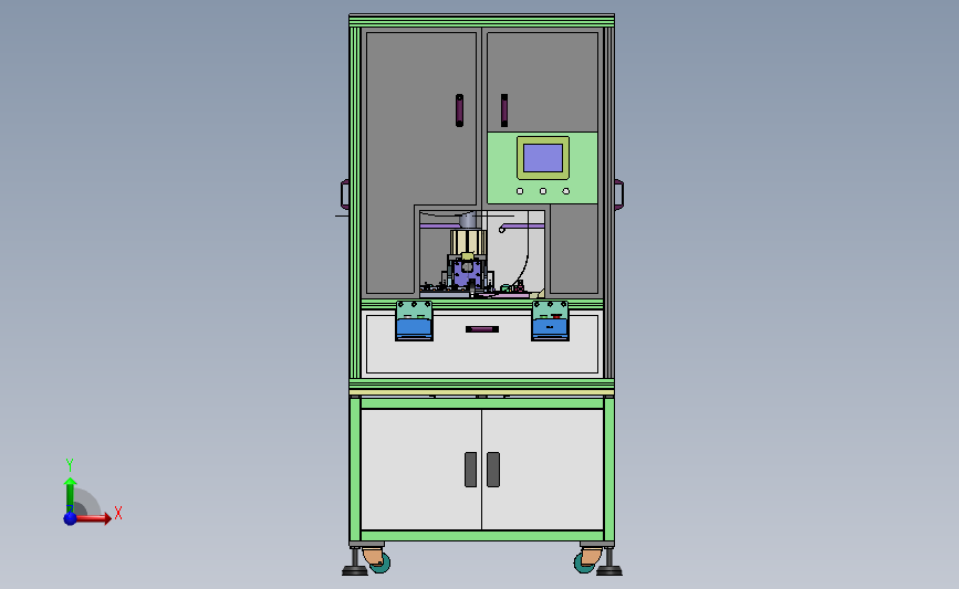 汽车链接器气缸插针(气缸型式插针机)3D图纸 Solidworks设计