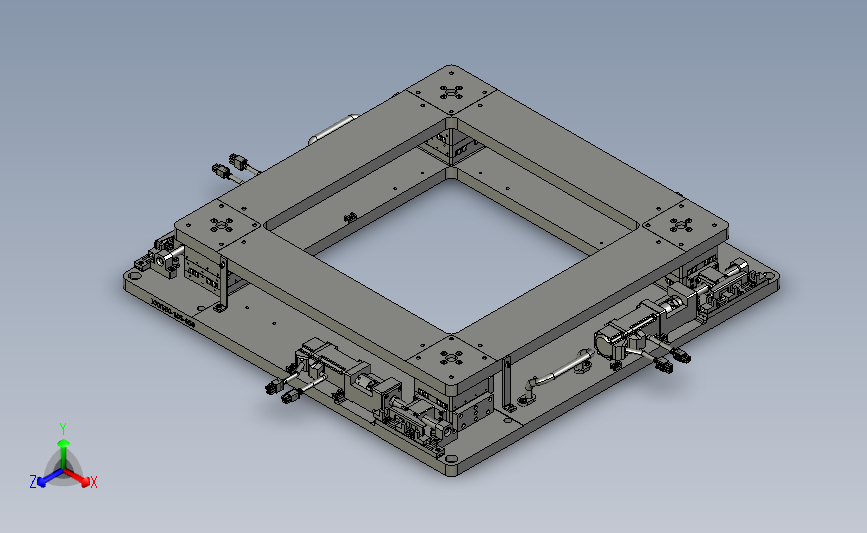 中空旋转平台xxy550-105-650
