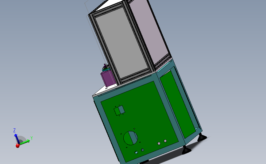 USB 外壳打孔机_SolidWorks