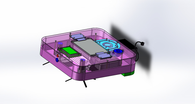 扫地机器人设计模型图纸 solidworks设计 附STEP X_T格式