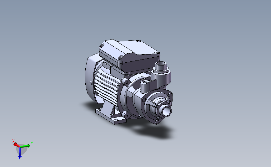 商用离心泵模型3D图纸 Solidworks设计