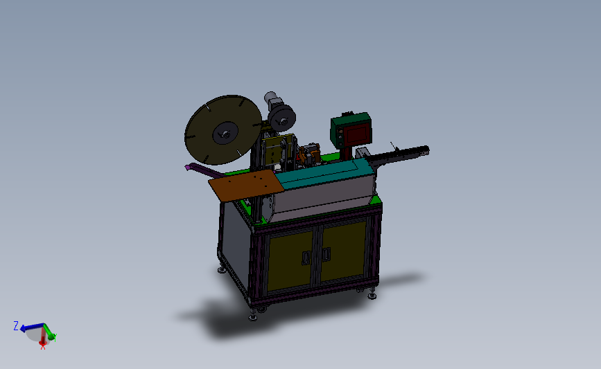 凸轮自动插针机3D数模图纸 Solidworks设计