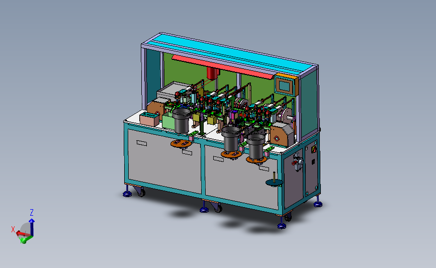 凸轮组装机3D模型图纸 Solidworks设计