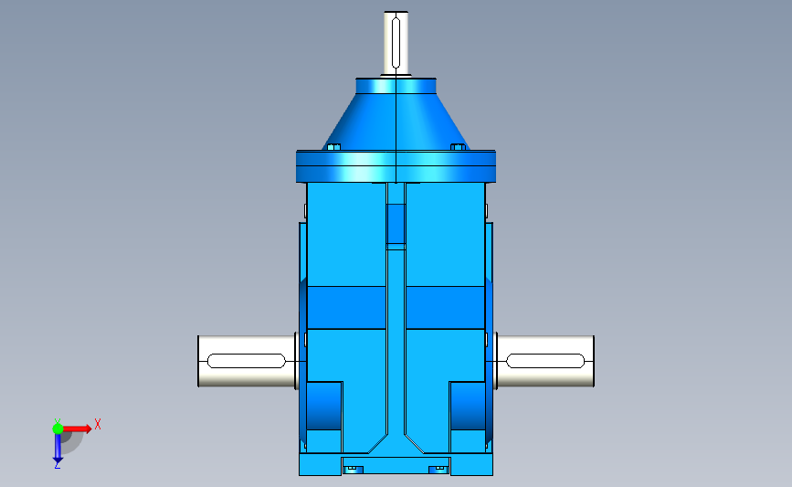 KS107轴输入螺旋锥齿轮减速机[K107S107-13.51-M6-A+B]_STEP_模型图纸免费下载 – 懒石网