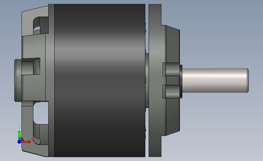 小型智能扫地机器人机构3D图纸 SOLIDWORKS设计 附x_t格式 正面视图