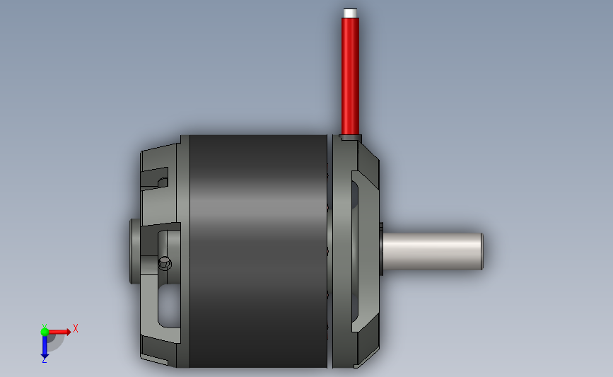 小型智能扫地机器人机构3D图纸 SOLIDWORKS设计 附x_t格式 俯视图