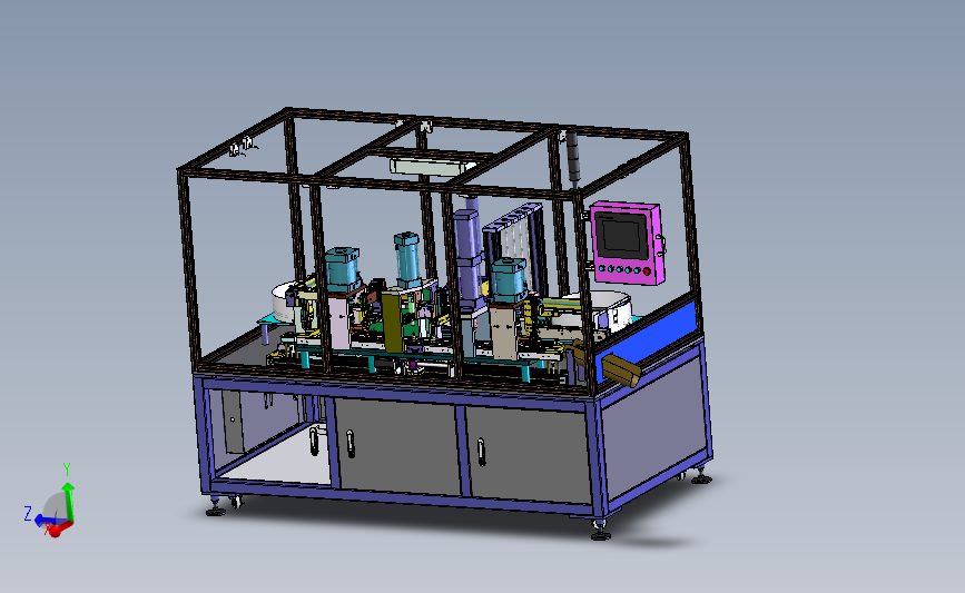 轴承齿轮卡簧自动组装机