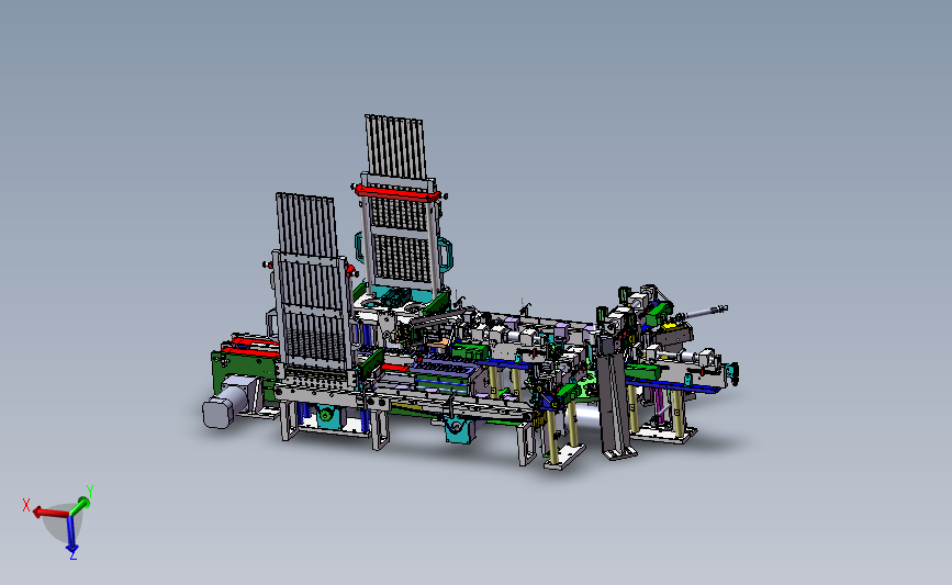 转盘组装线、转盘式自动组装生产线3D模型图纸 Solidworks设计