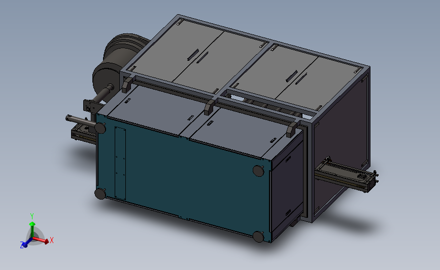 自动灌装旋盖机3D数模图纸 Solidworks设计