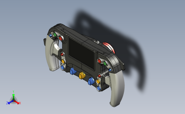 F1赛车方向盘