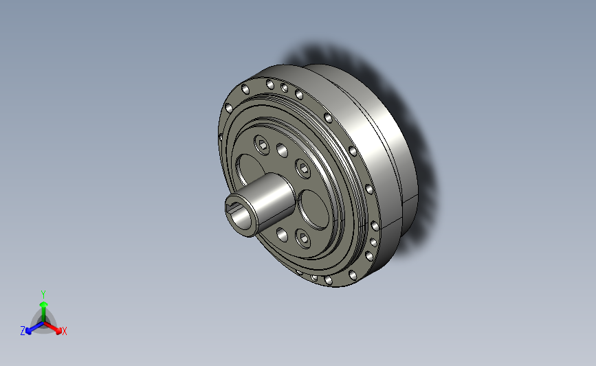 RV减速器常规产品外形图ZD-150BX-   -RVE-B-B-19X30L100-3001