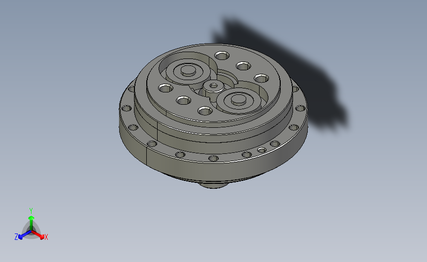 RV减速器常规产品外形图ZD-190BX-   -RVE-B-B-19X30L115-3001