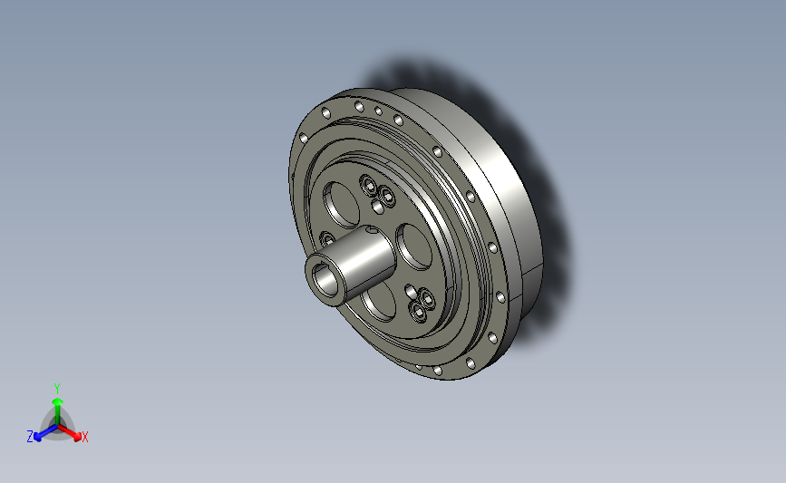 RV减速器常规产品外形图ZD-220BX-   -RVE-B-B-24X48Key8L130-3001
