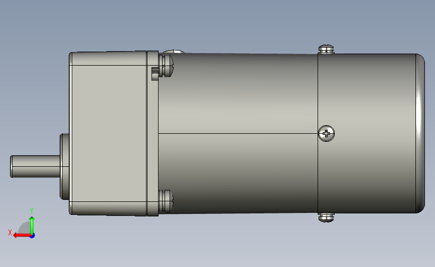 交流减速机5RK40GN-CM(5GN3K-18K) 背面视图
