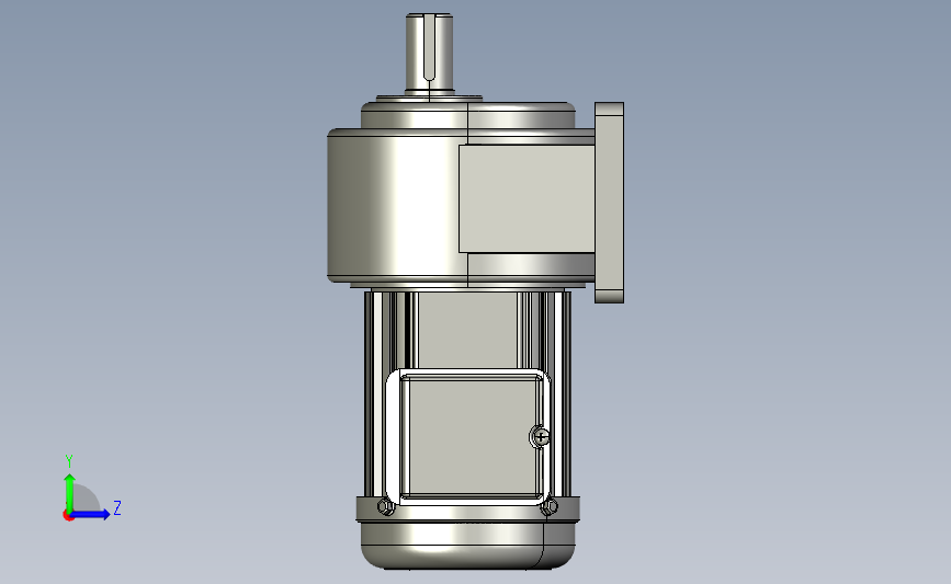 交流减速机ZH200-C-100K-200K(28轴) 左侧视图