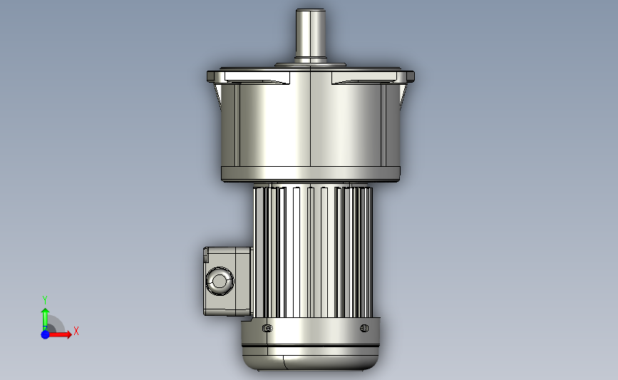 交流减速机ZVN200-S-100K-200K(28轴) 正面视图