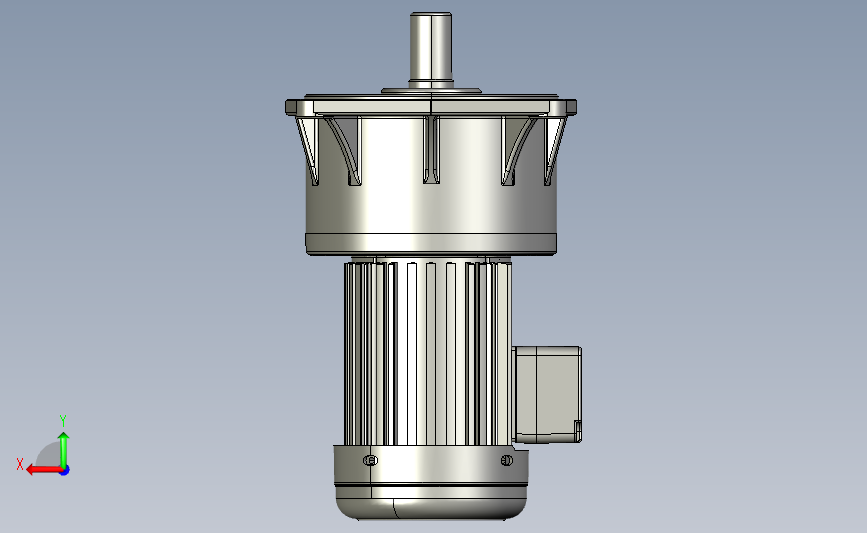 交流减速机ZVN200-S-100K-200K(28轴) 背面视图