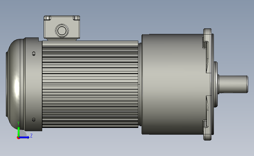 交流减速机ZVN3700-S(Z)-3K-12.5K(15K-100K)(50轴) 左侧视图