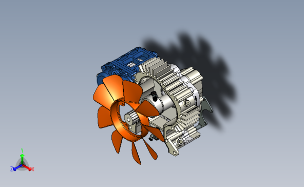 Two Stroke Rotary双冲程转子发动机3D图纸 INVENTOR设计 附STP