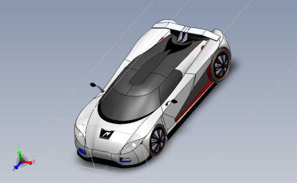 跑车模型 科尼赛克agera