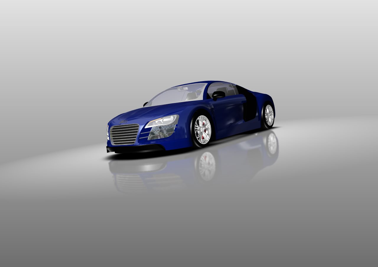 汽车奥迪 R8 模型