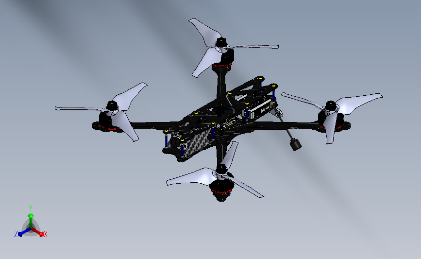 碳纤维四旋翼无人机
